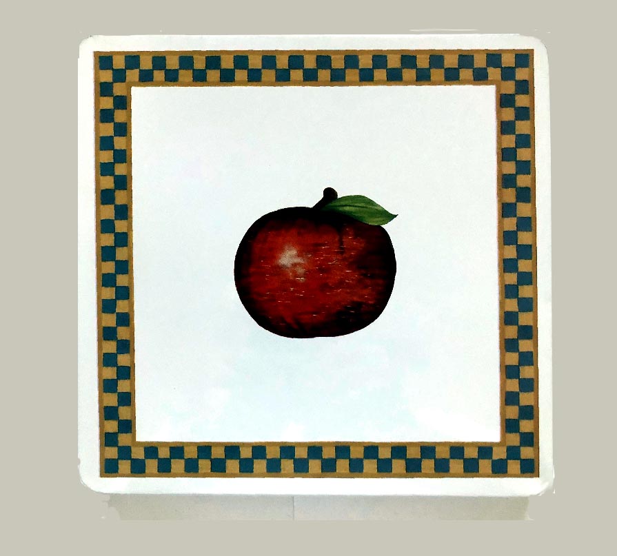 ! Square Metal Gas Stove Burner Cover Apple Orchard ! Square Metal Gas Stove Burner Cover Apple Orchard